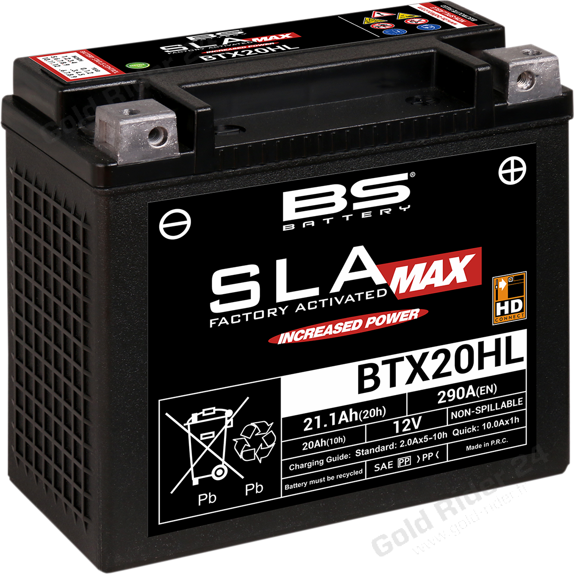 Batterie BTX20HL-MAX pour Goldwing GL1800