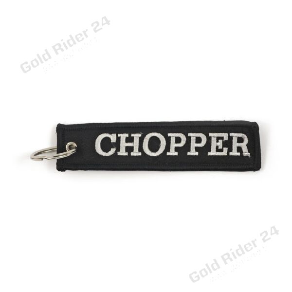 Porte-clé Chopper Noir et Blanc