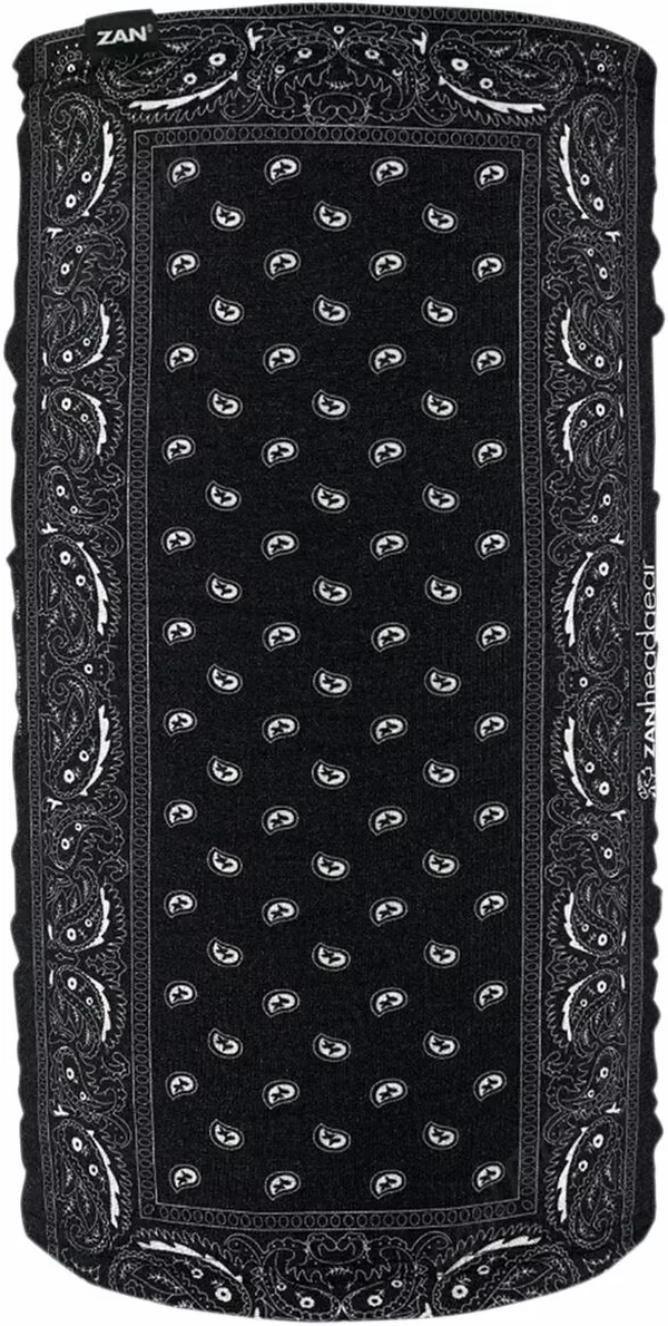 Tube Moltey doublé polaire noir paisley