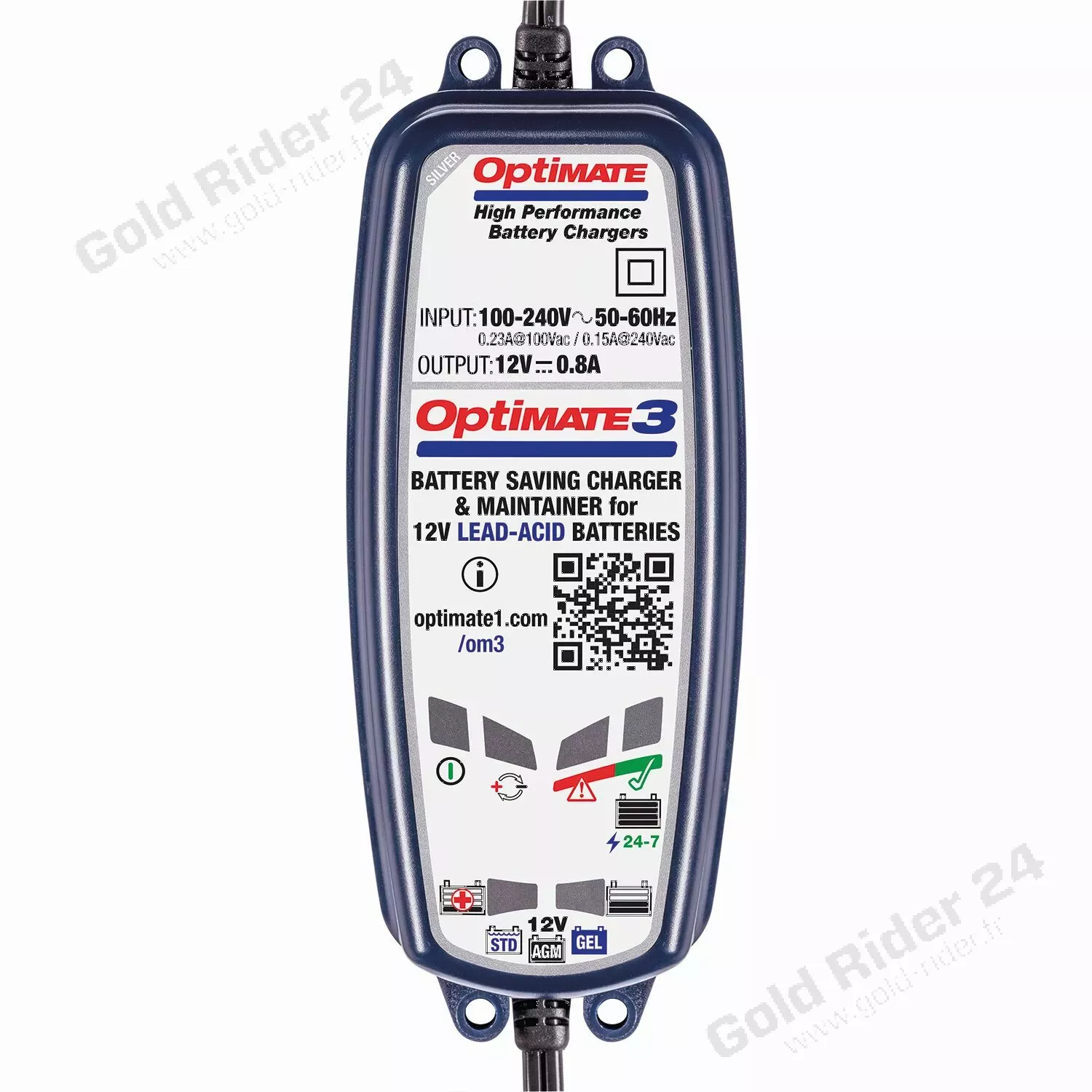 Chargeur automatique de batteries OptiMate 3